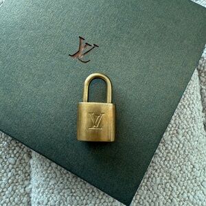 Louis Vuitton Brass-Tone Padlock
